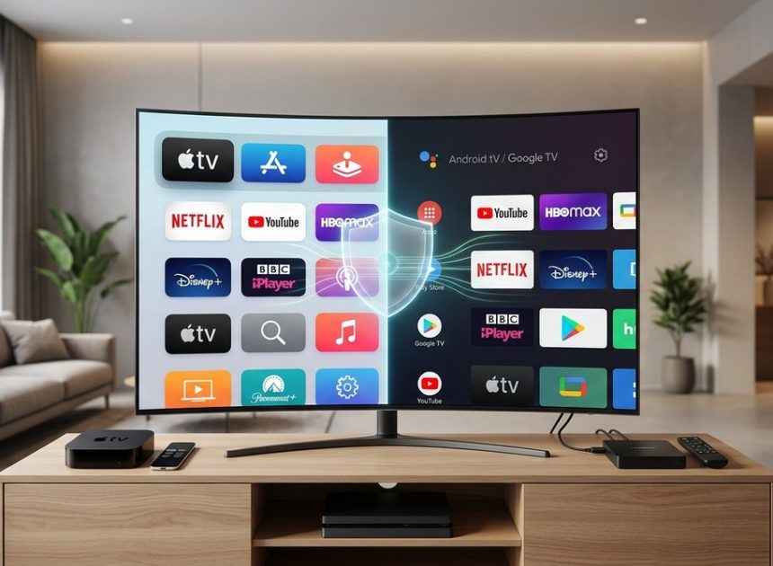 راهنمای نصب و تنظیم VPN روی Apple TV و Android TV برای استریم بدون محدودیت در سال ۲۰۲۶