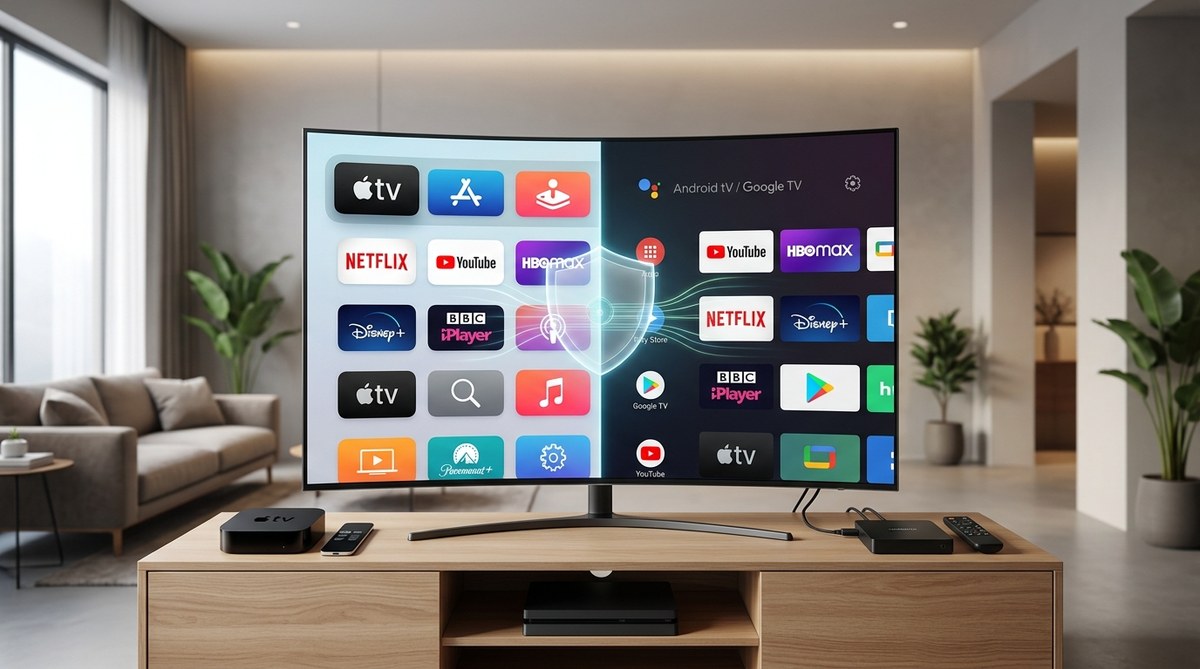 راهنمای نصب و تنظیم VPN روی Apple TV و Android TV برای استریم بدون محدودیت در سال ۲۰۲۶