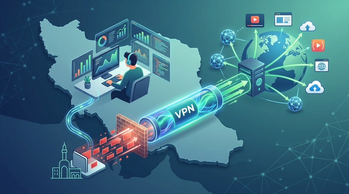 آیا می‌توان با VPN تحریم سرعت اینترنت در ایران را دور زد؟ حقیقت و روش