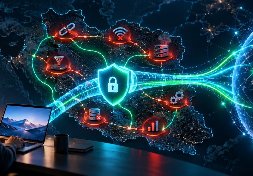 آیا VPN در ایران قطع می‌شود؟ ۷ دلیل اصلی و راهکارهای عملی برای رفع مشکل