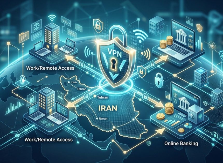 چگونه یک VPN اختصاصی برای کار و بانکداری آنلاین در ایران راه‌اندازی کنیم؟