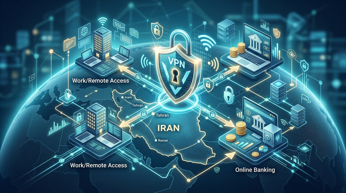 چگونه یک VPN اختصاصی برای کار و بانکداری آنلاین در ایران راه‌اندازی کنیم؟